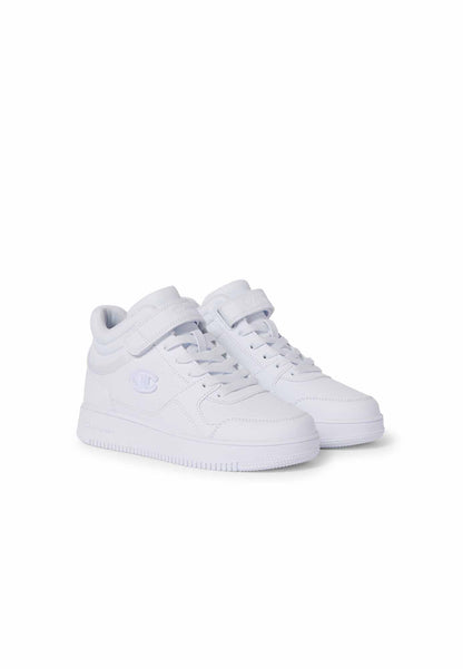 Champion Rd18 Mid B Ps, sneakers da bambino bianche