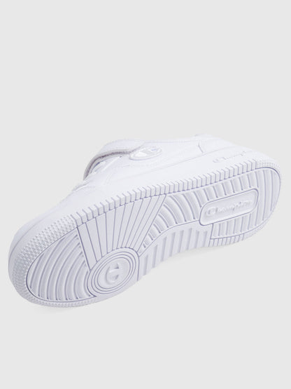 SNEAKERS CON STRAPPO REBOUND LOW CHAMPION BAMBINO UNISEX BIANCO