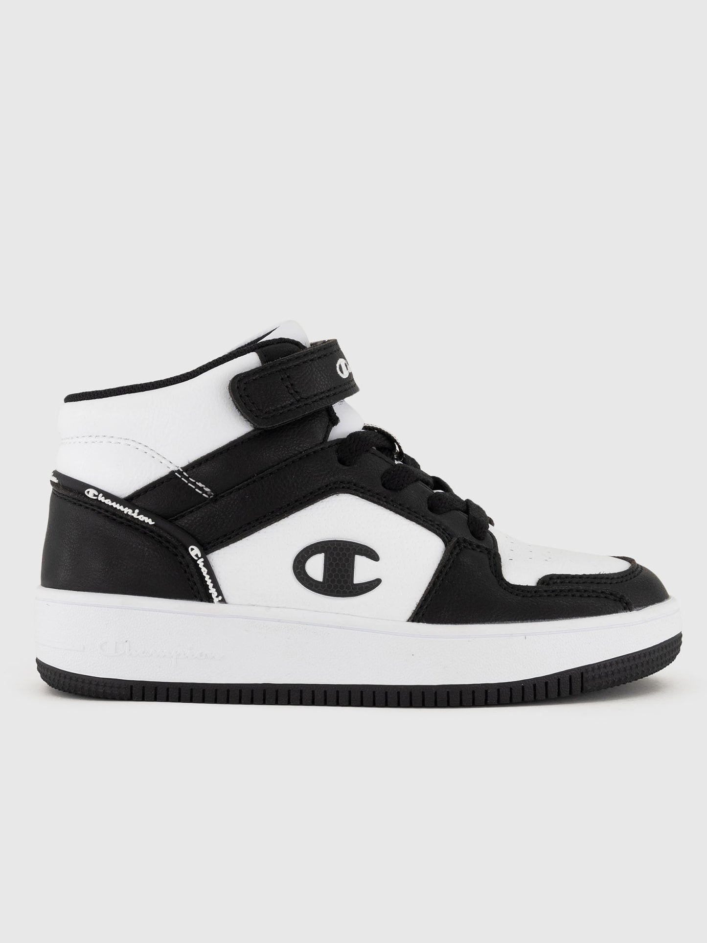 SNEAKERS ALTE CHAMPION DA BAMBINO BIANCO NERO