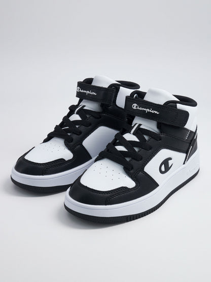 SNEAKERS ALTE CHAMPION DA BAMBINO BIANCO NERO