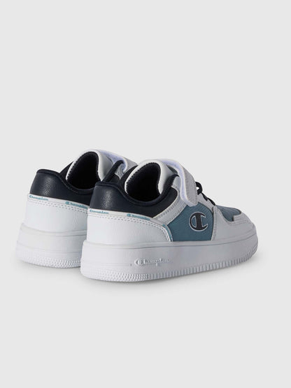 SNEAKERS RD18 2.0 LOW CHAMPION BAMBINO BIANCO-BLU