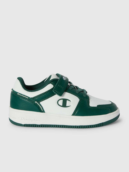 SNEAKERS RD18 2.0 LOW CHAMPION BAMBINO BIANCO VERDE