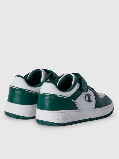 SNEAKERS RD18 2.0 LOW CHAMPION BAMBINO BIANCO VERDE