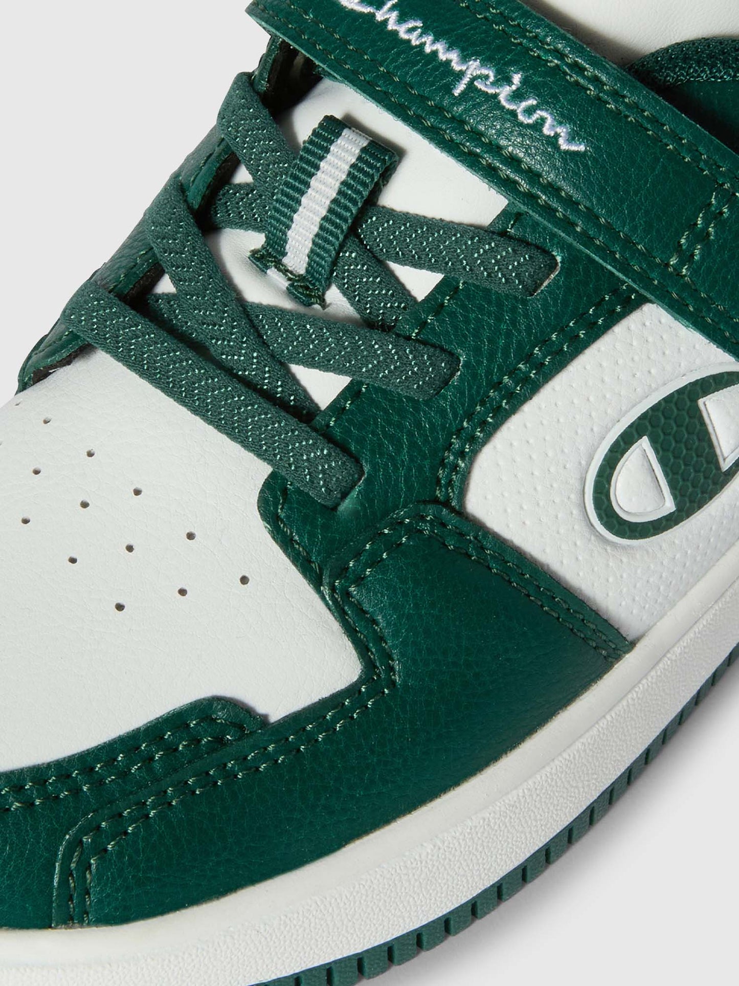 SNEAKERS RD18 2.0 LOW CHAMPION BAMBINO BIANCO VERDE