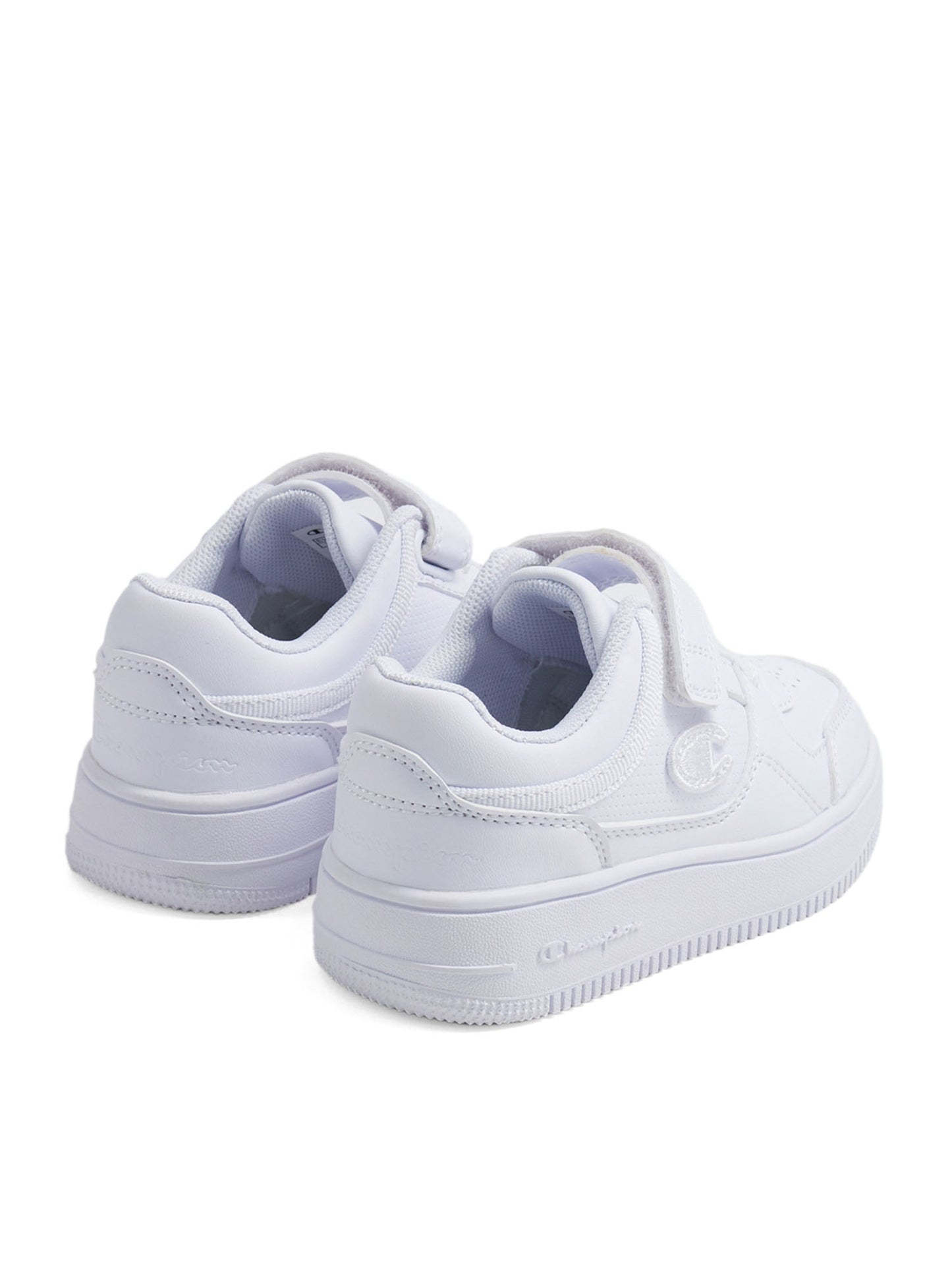 Sneakers RD18 Low per bambino in bianco con chiusura in velcro