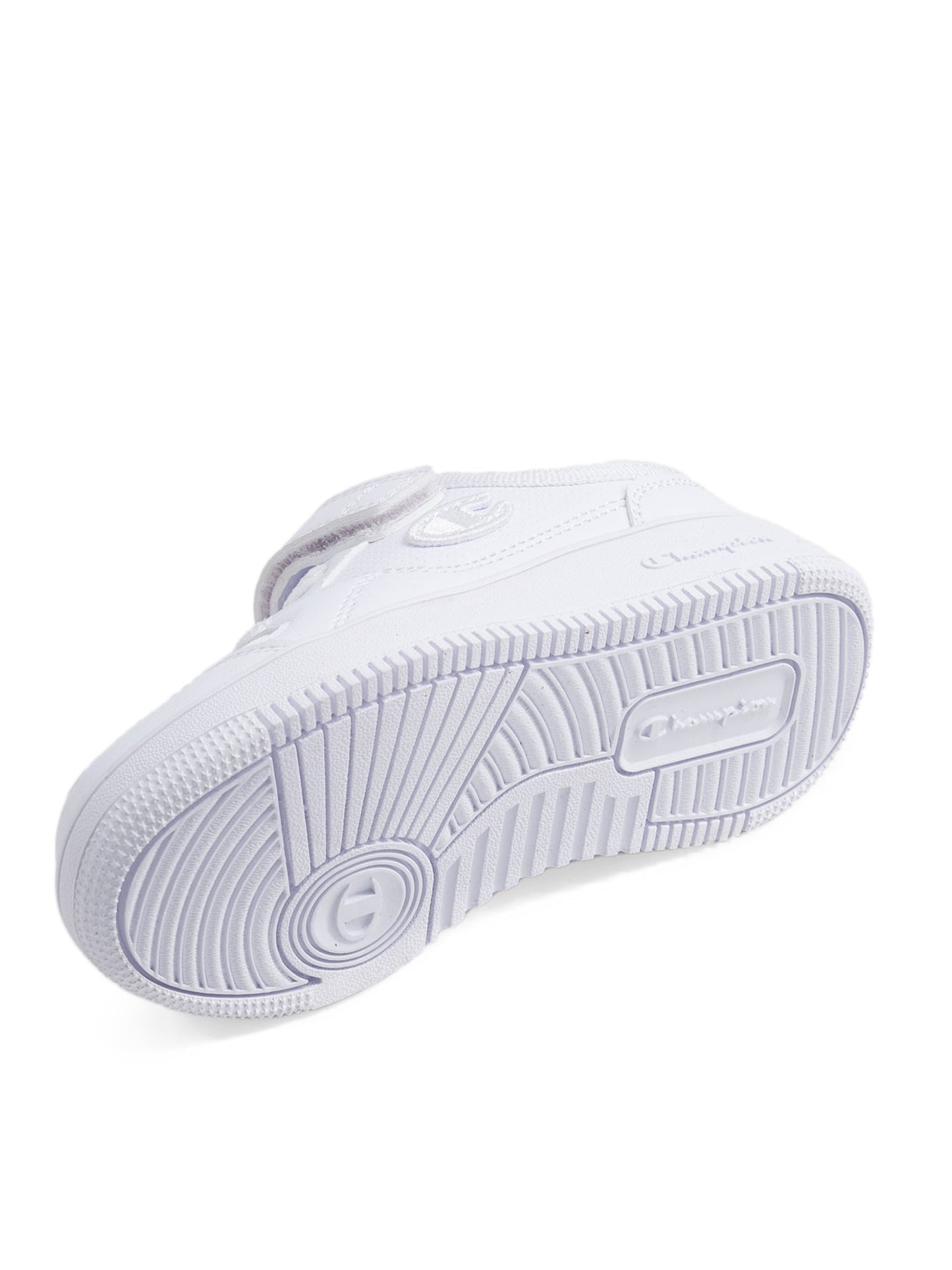 Sneakers RD18 Low per bambino in bianco con chiusura in velcro