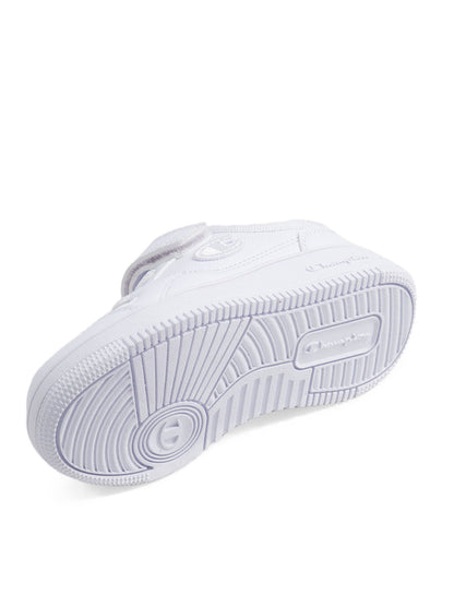 Sneakers RD18 Low per bambino in bianco con chiusura in velcro