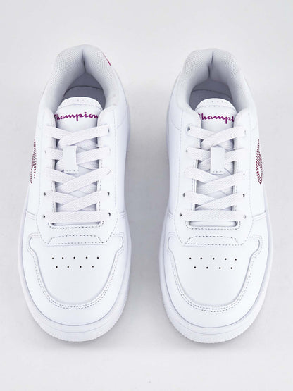 SNEAKERS RD18 PLATFORM CHAMPION RAGAZZA  BIANCO ROSA