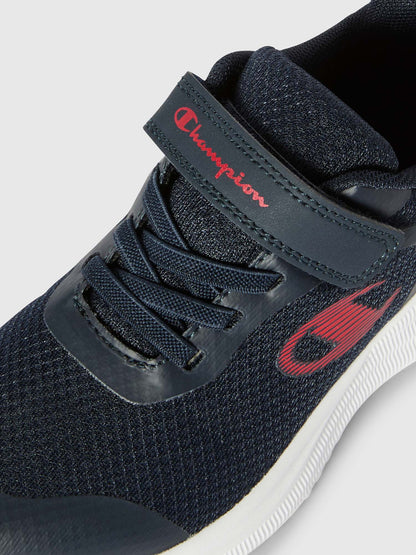 SNEAKERS CON STRAP SYPHON CHAMPION BAMBINO NERO