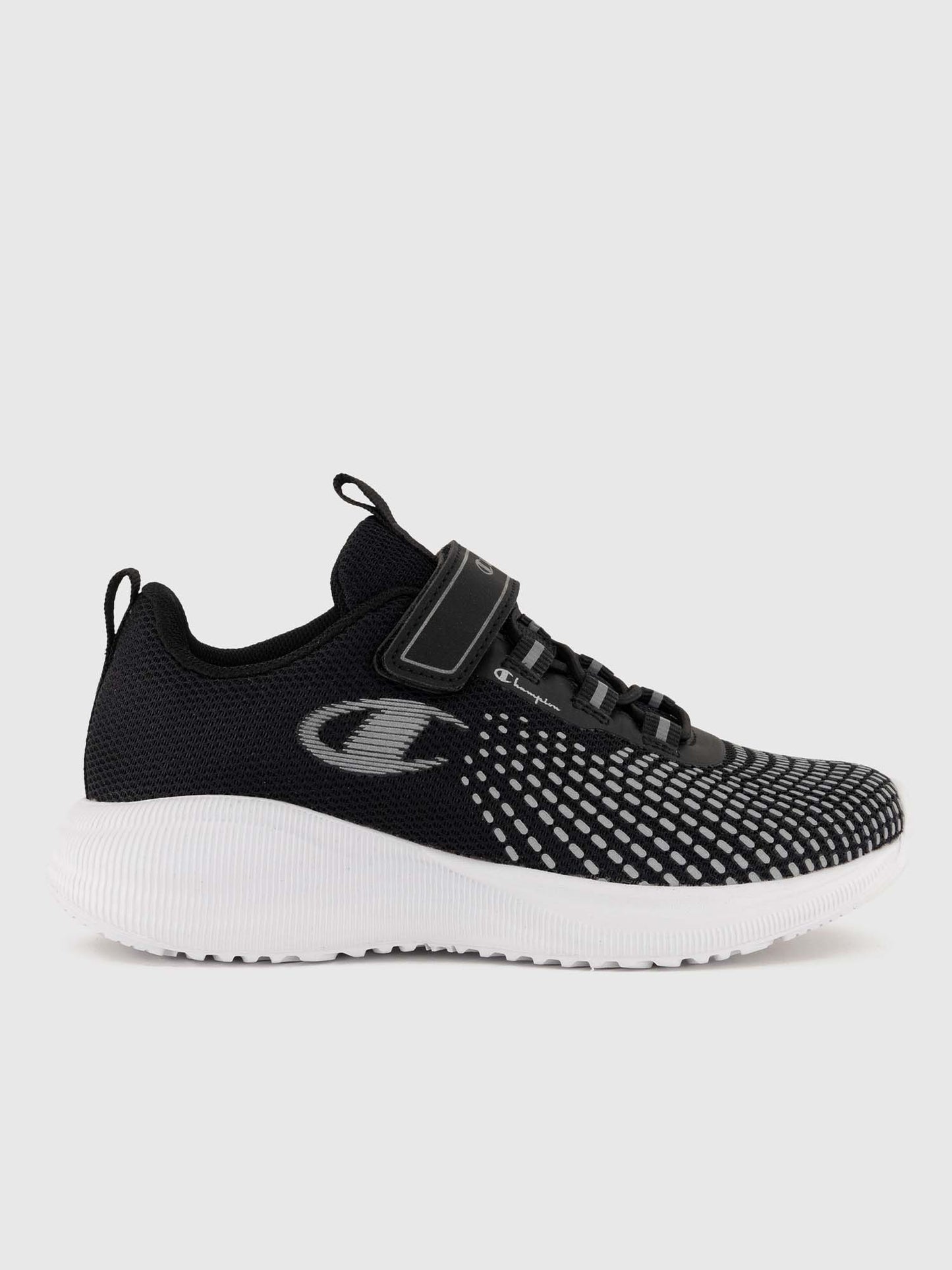 SNEAKERS SYPHON REFL CHAMPION BAMBINA NERO-ARGENTO
