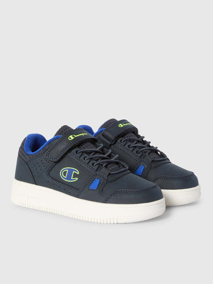 SNEAKERS CON STRAP RD18 CHAMPION BAMBINO BLU