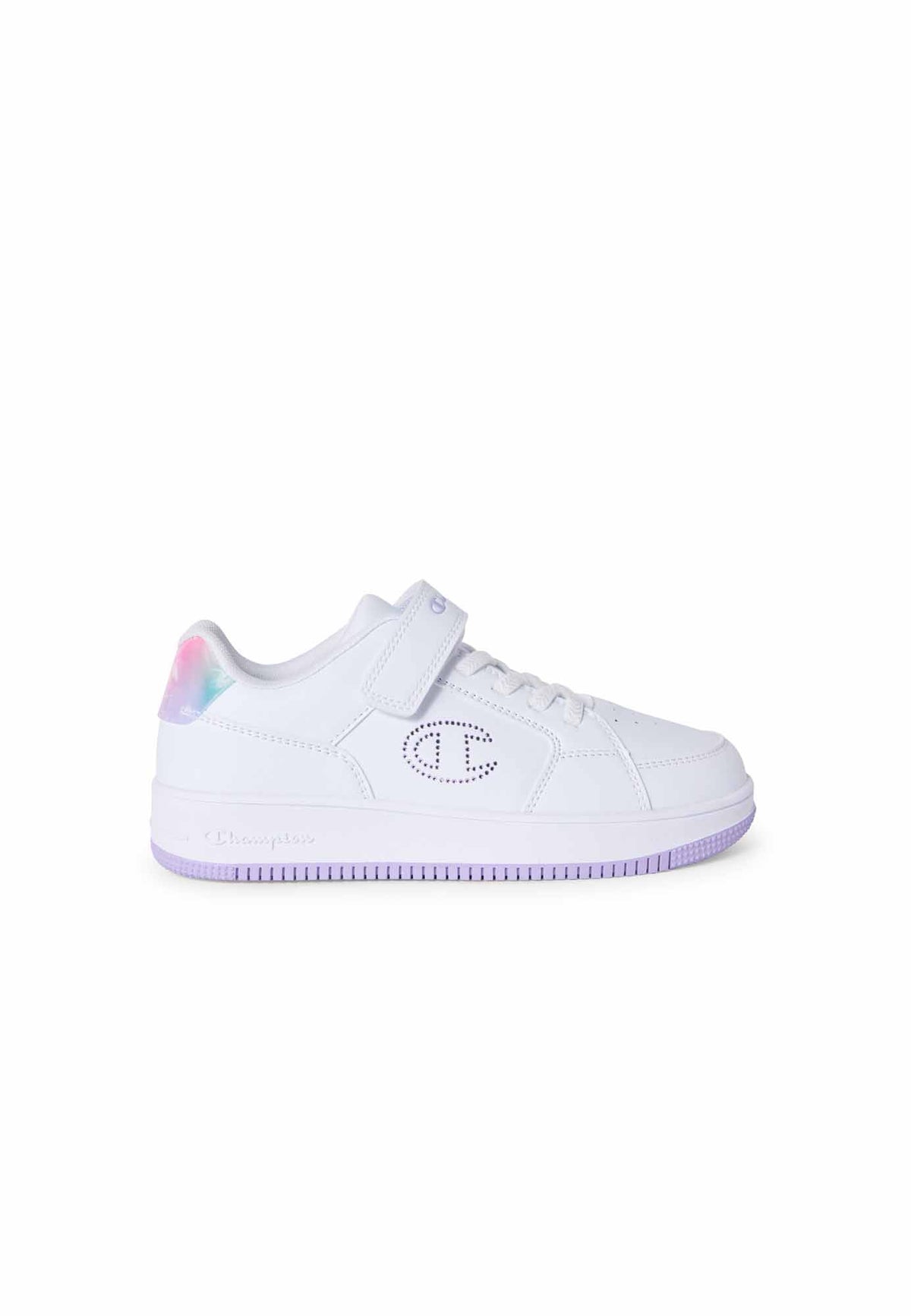 Champion RD18 low sneakers ps da bambino/a bianco lilla