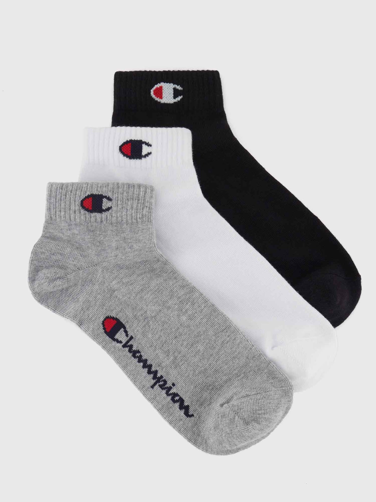 CHAMPION CALZE 3 PZ MODELLO SOPRA LA CAVIGLIA - ASSORTITO
