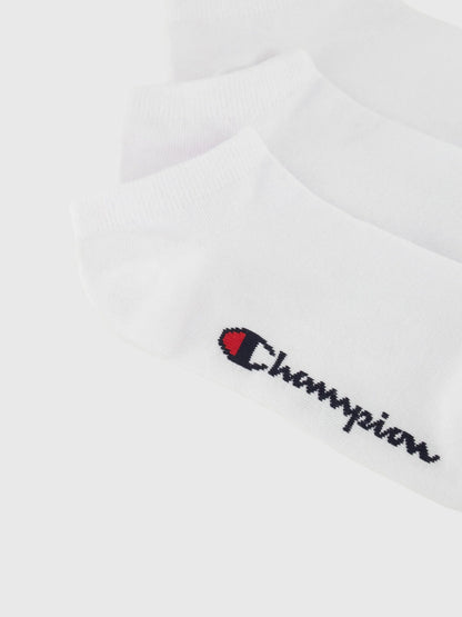 CALZE 3 PZ MODELLO ALLA CAVIGLIA CHAMPION DA DONNA BIANCO