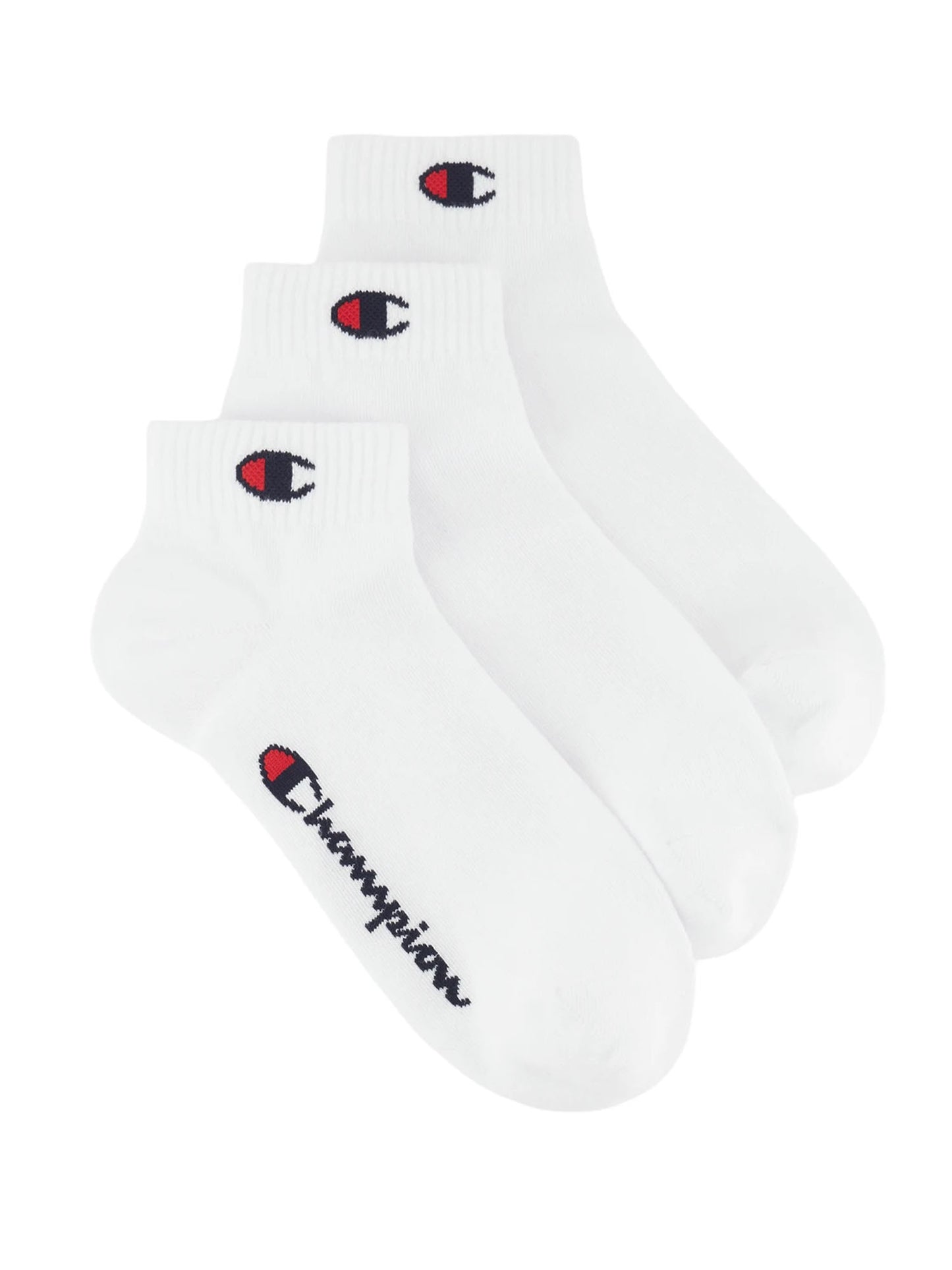 CHAMPION CALZE 3 PZ MODELLO SOPRA LA CAVIGLIA BIANCO