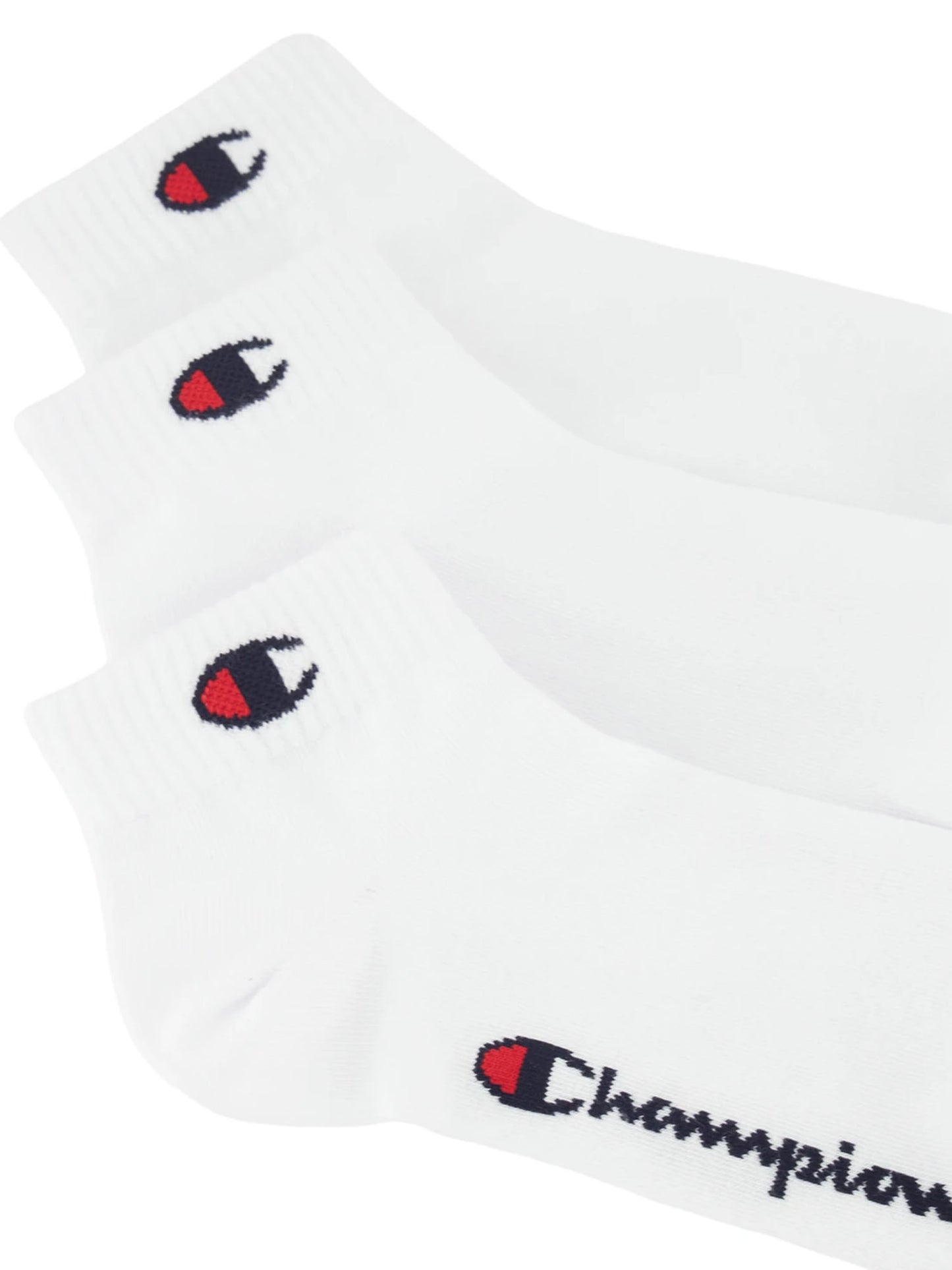 CHAMPION CALZE 3 PZ MODELLO SOPRA LA CAVIGLIA BIANCO