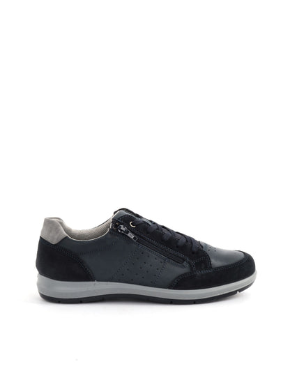 SCARPA STRINGATA CON ZIP IMAC UOMO BLU