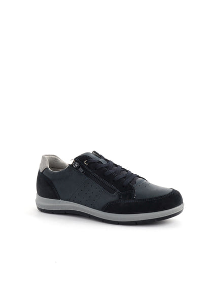 SCARPA STRINGATA CON ZIP IMAC UOMO BLU