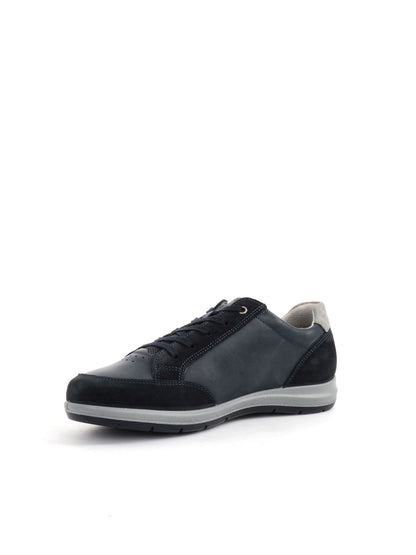 SCARPA STRINGATA CON ZIP IMAC UOMO BLU