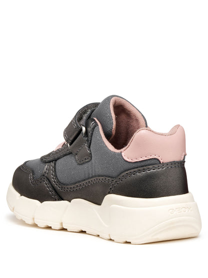 SNEAKER FLEXYPER MINI GEOX DA BAMBINA ANTRACITE