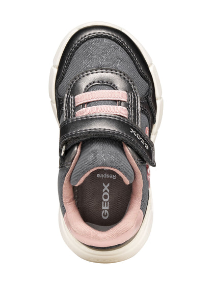 SNEAKER FLEXYPER MINI GEOX DA BAMBINA ANTRACITE