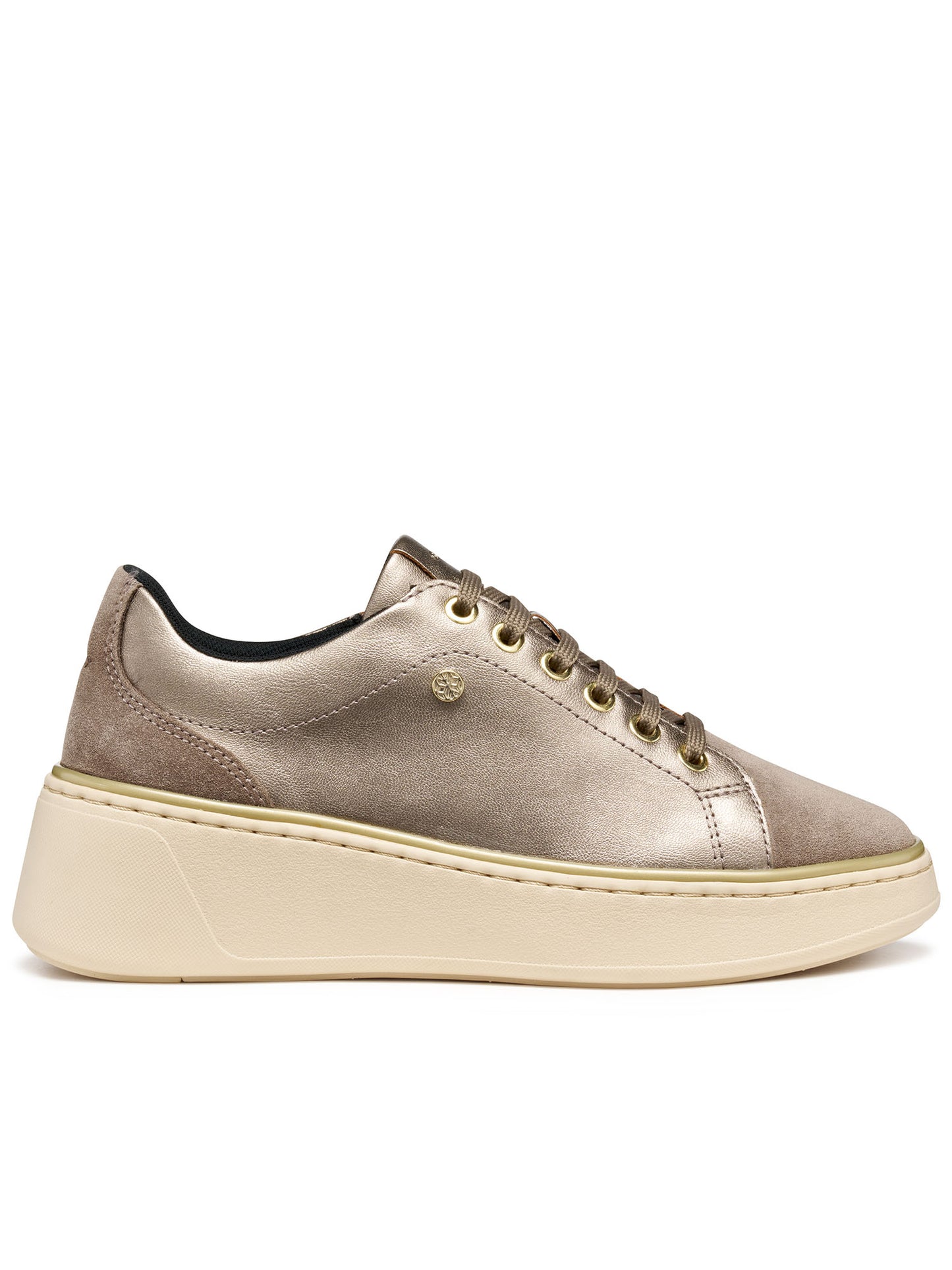 SNEAKERS SUNNETTY GEOX DA DONNA PLATINO