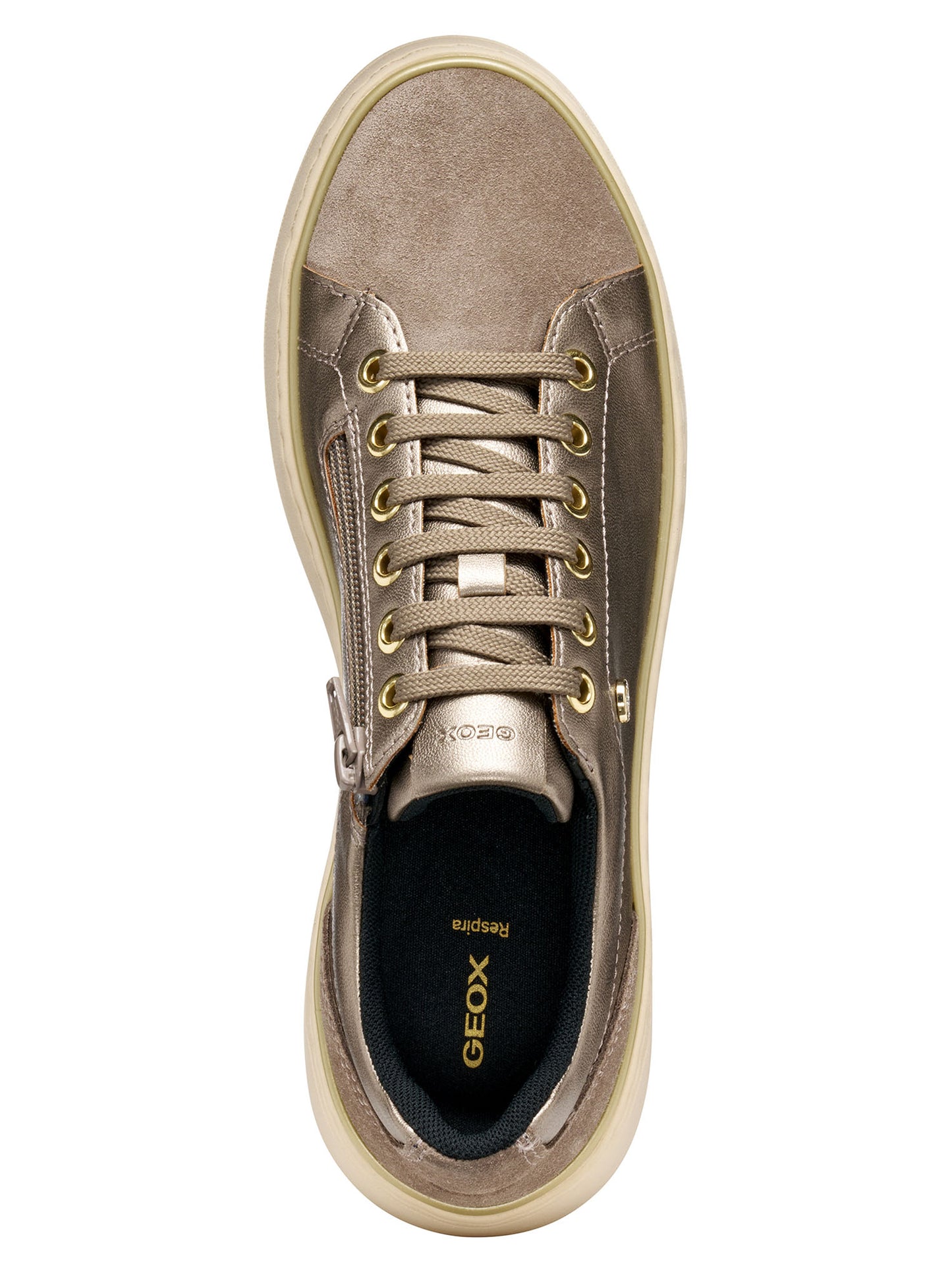 SNEAKERS SUNNETTY GEOX DA DONNA PLATINO