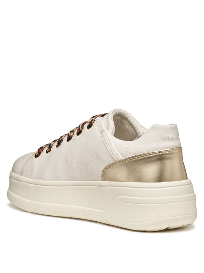 SNEAKERS SPHERICA ECUB 2 GEOX DA DONNA BIANCO ORO