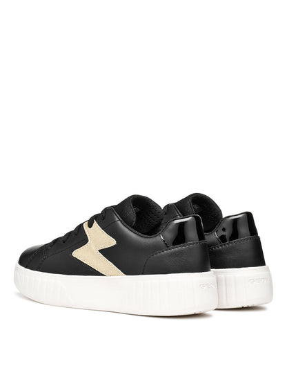 SNEAKERS MIKIROSHI GEOXDA BAMBINA NERO ORO
