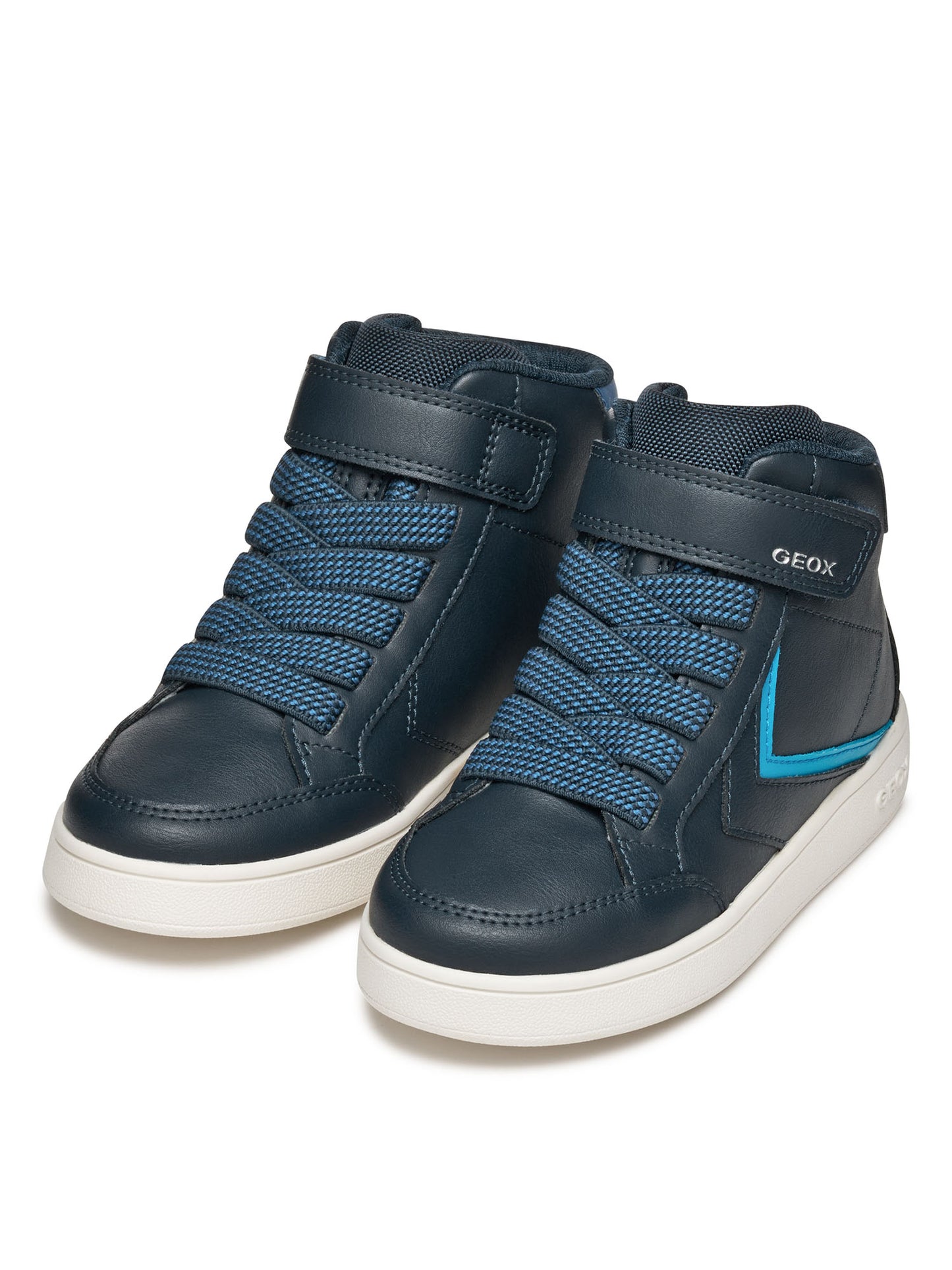 SNEAKERS CON STARP ECLYPER GEOX BAMBINO BLU