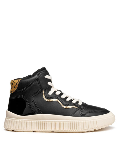 SNEAKERS LAQUINNY GEOX DA BAMBINA NERO