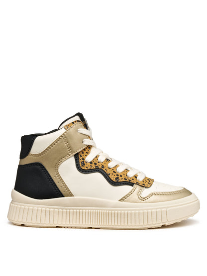 SNEAKERS LAQUINNY GEOX DA BAMBINA AVORIO
