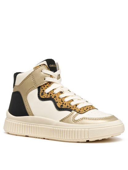 SNEAKERS LAQUINNY GEOX DA BAMBINA AVORIO