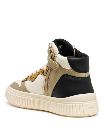 SNEAKERS LAQUINNY GEOX DA BAMBINA AVORIO