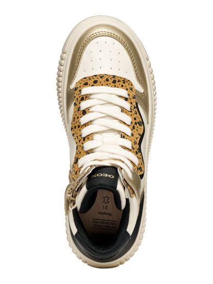 SNEAKERS LAQUINNY GEOX DA BAMBINA AVORIO