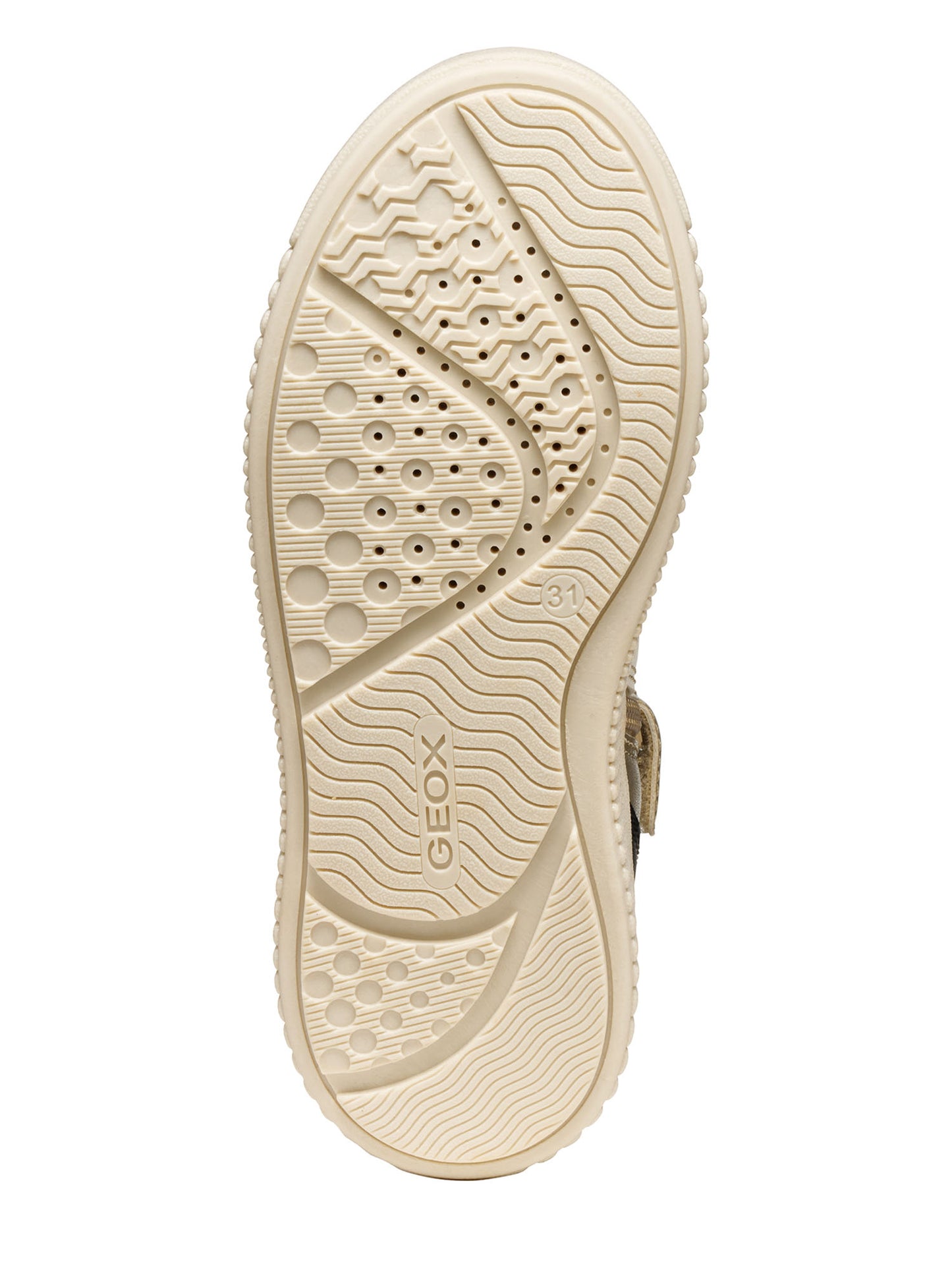 SNEAKERS LAQUINNY GEOX DA BAMBINA AVORIO