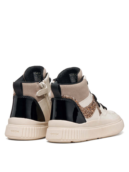 Geox Laquinny Girl, sneakers Unisex bambino bianche
