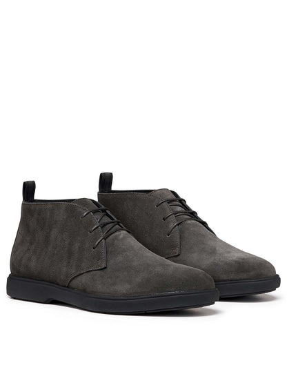 Geox Spherica EC17, stringate da uomo grigie