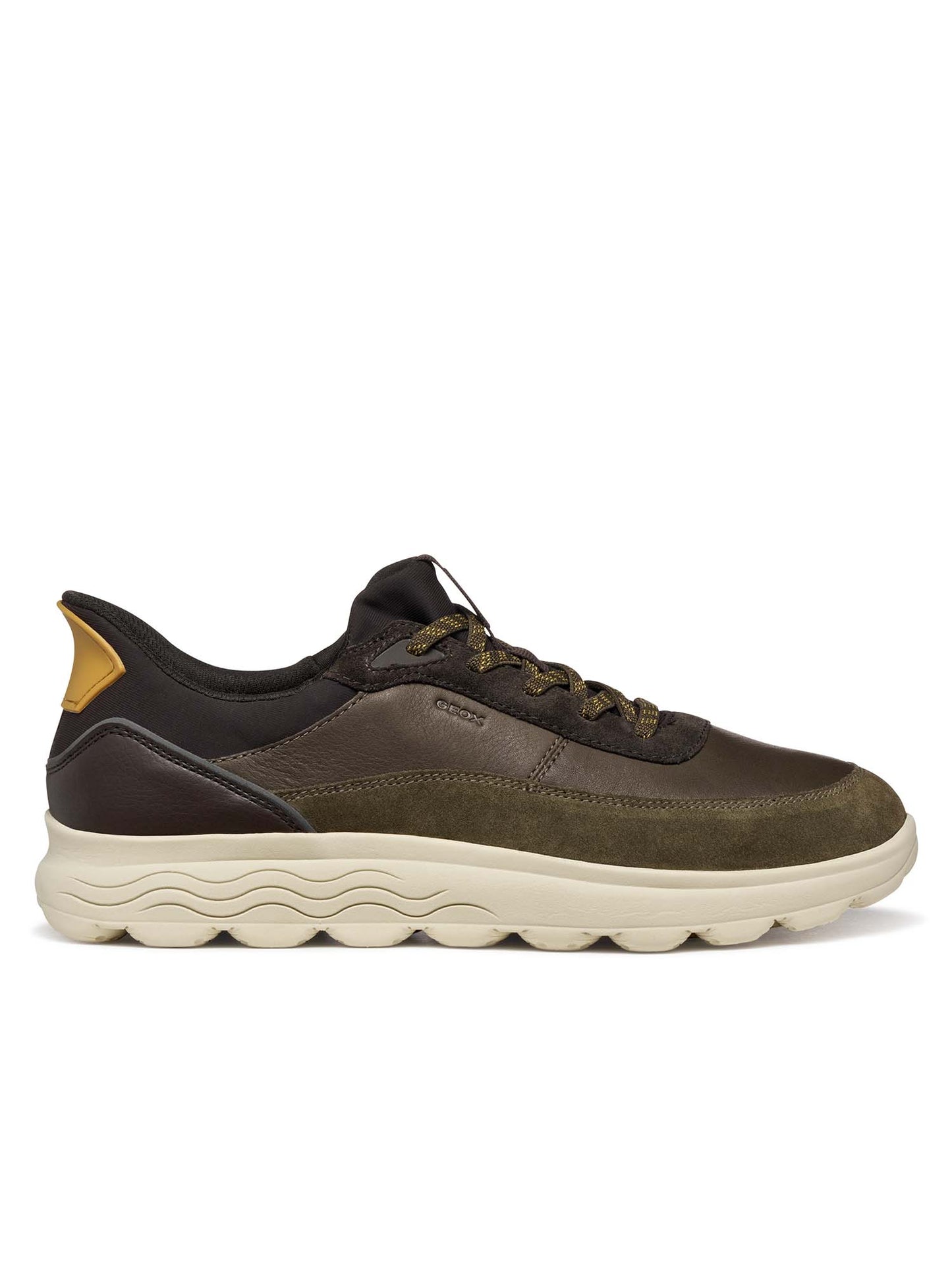 Geox Spherica Plus, slip on da uomo verdi