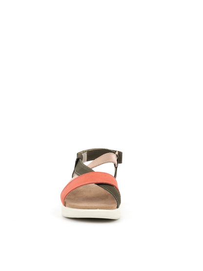 SANDALO CON FASCE INCROCIATE IMAC DONNA VERDE MILITARE