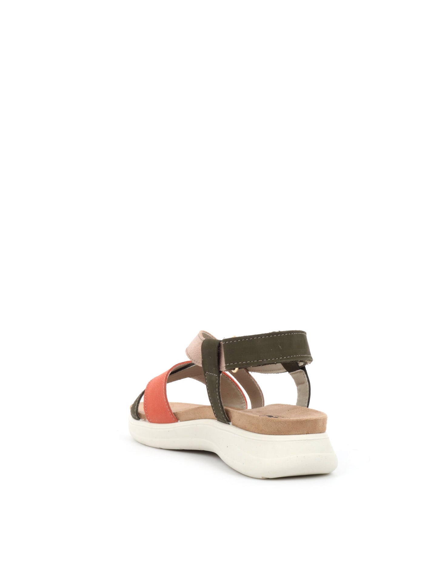 SANDALO CON FASCE INCROCIATE IMAC DONNA VERDE MILITARE