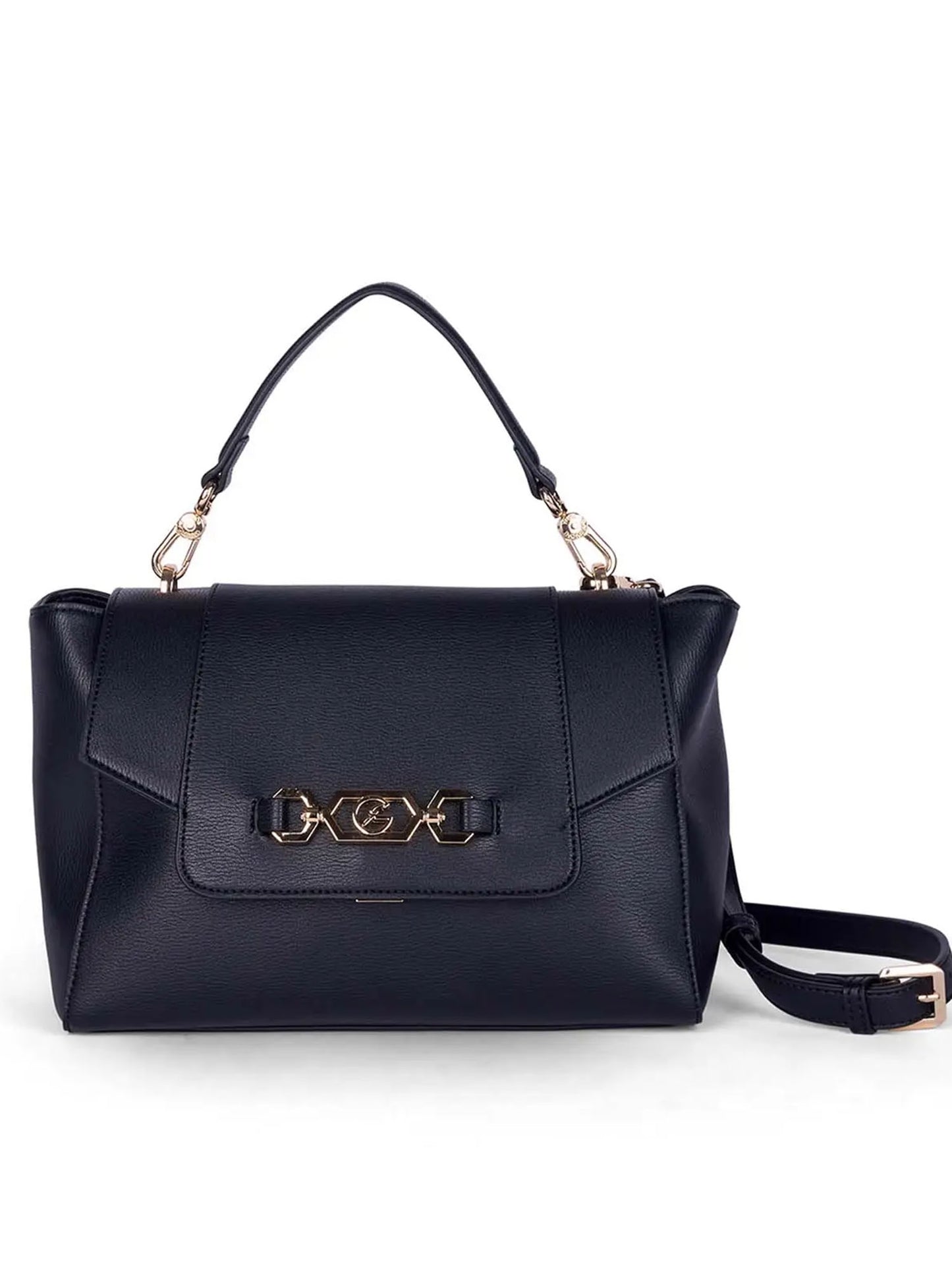 BORSA A MANO LESLIE GATTINONI DA DONNA NERO