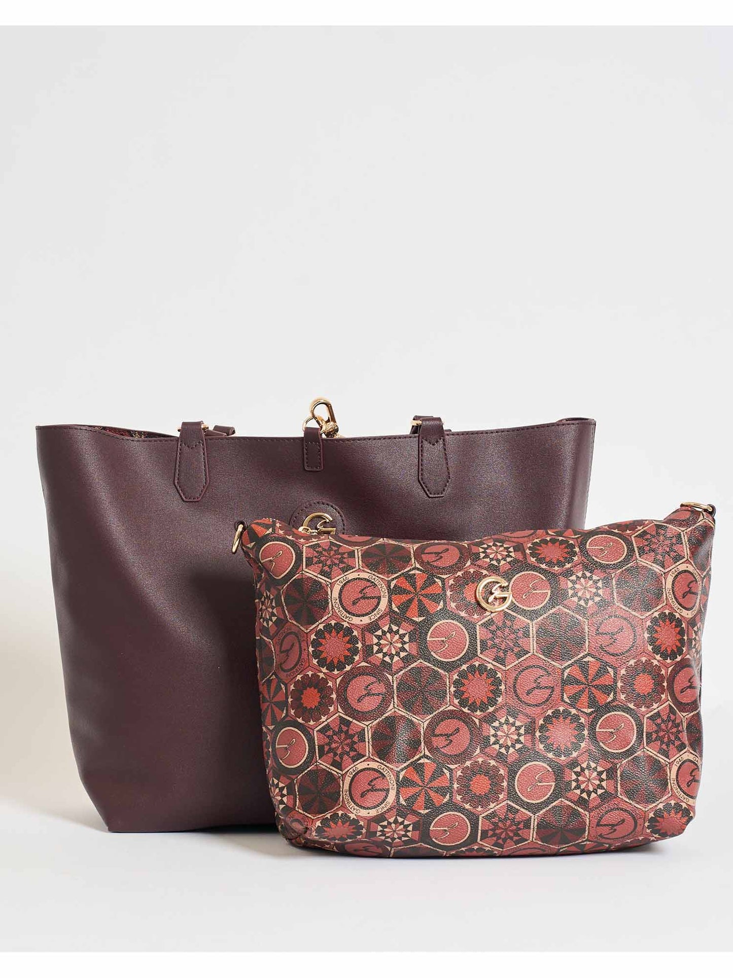 BORSA SHOPPING TEODOSIA REVERSIBILE GATTINONI DA DONNA BORDEAUX