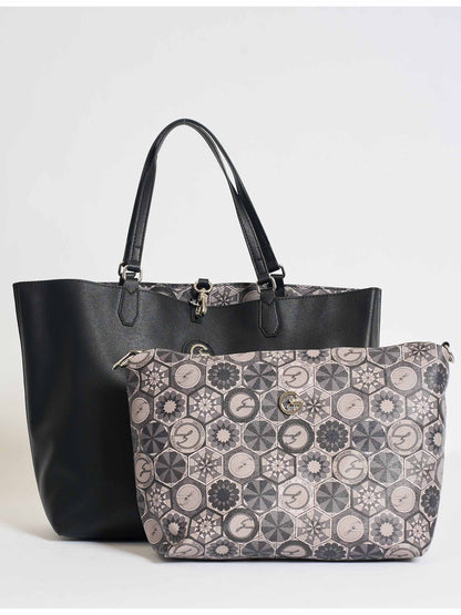 BORSA SHOPPING TEODOSIA REVERSIBILE GATTINONI DA DONNA NERO