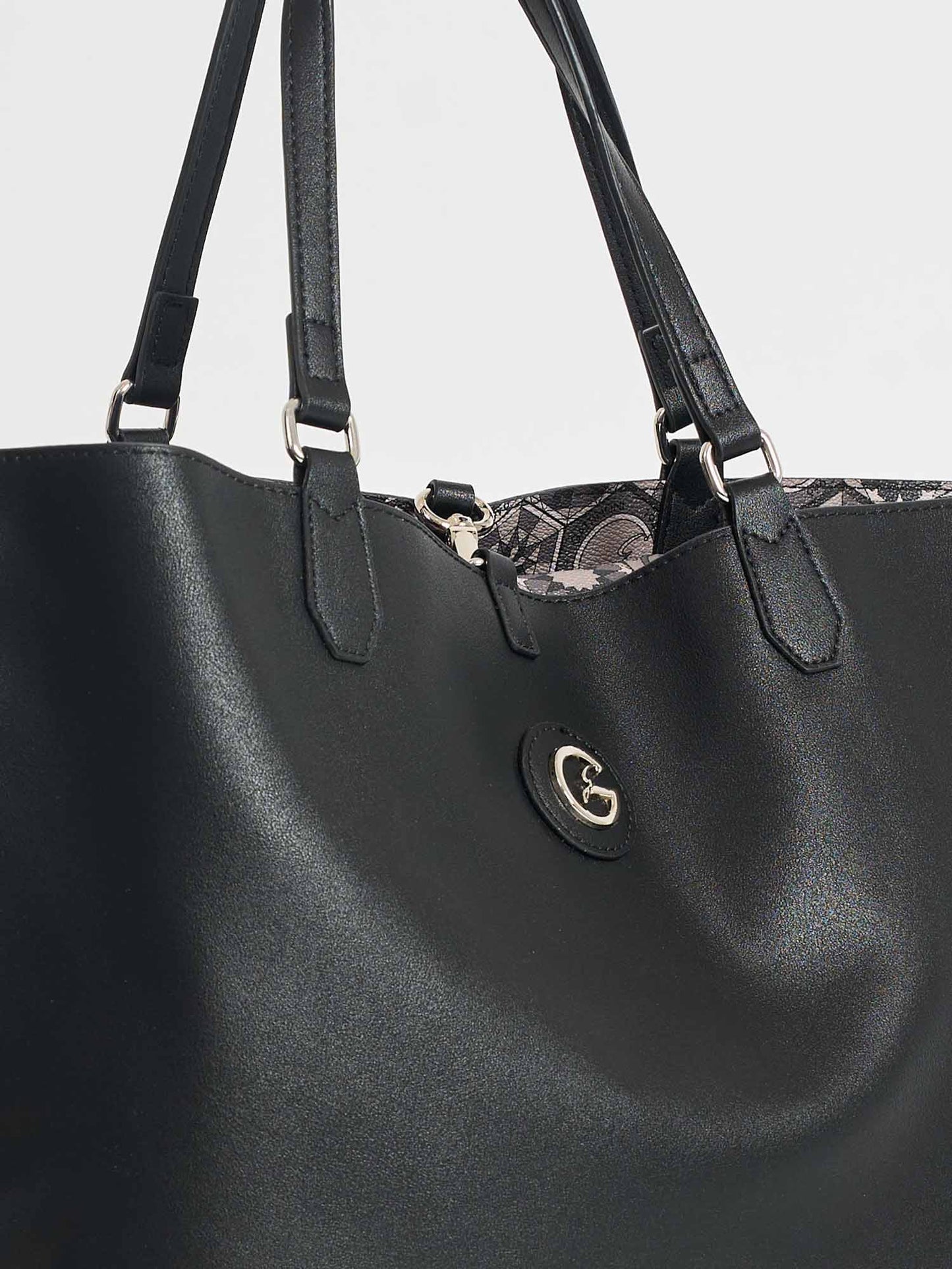 BORSA SHOPPING TEODOSIA REVERSIBILE GATTINONI DA DONNA NERO