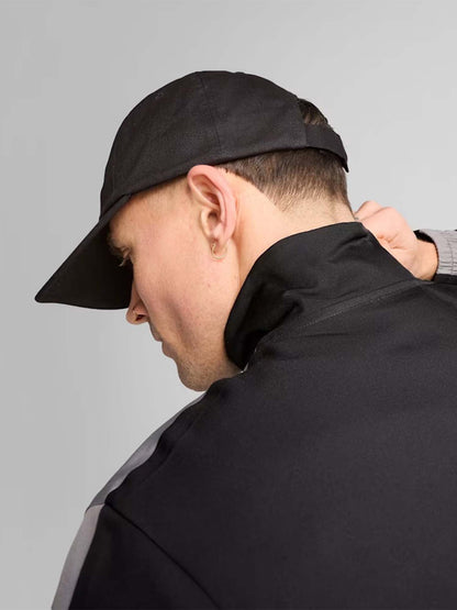 Cappello unisex Puma nero con logo No.1 e visiera precurvata