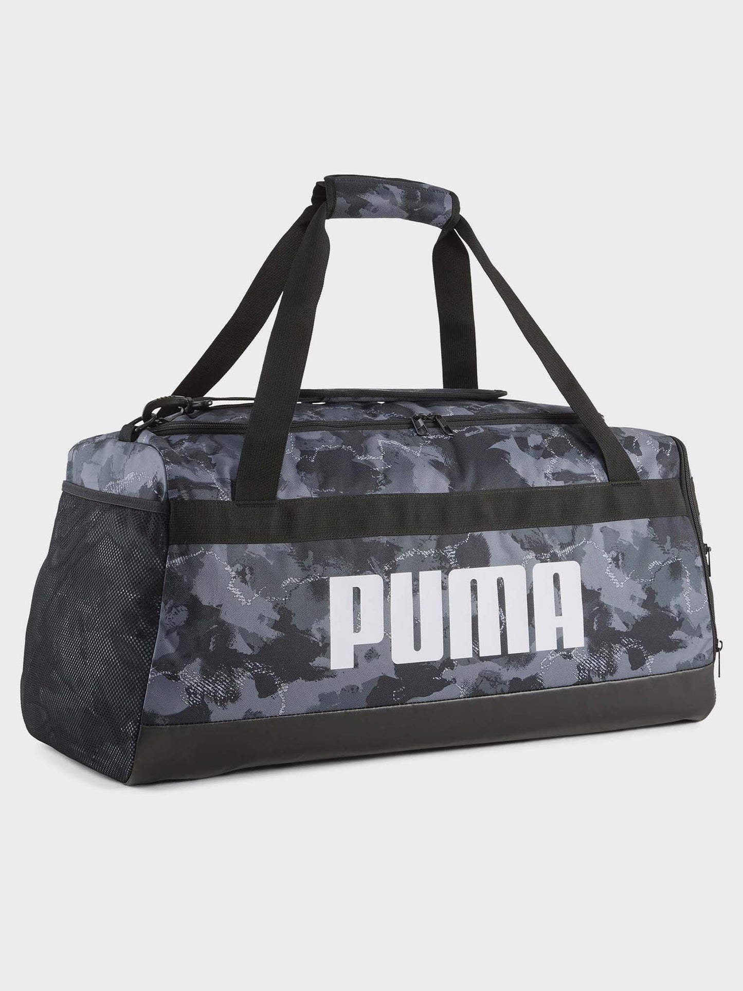 Borsone Puma nero unisex adulto versatile e capiente per lo sport