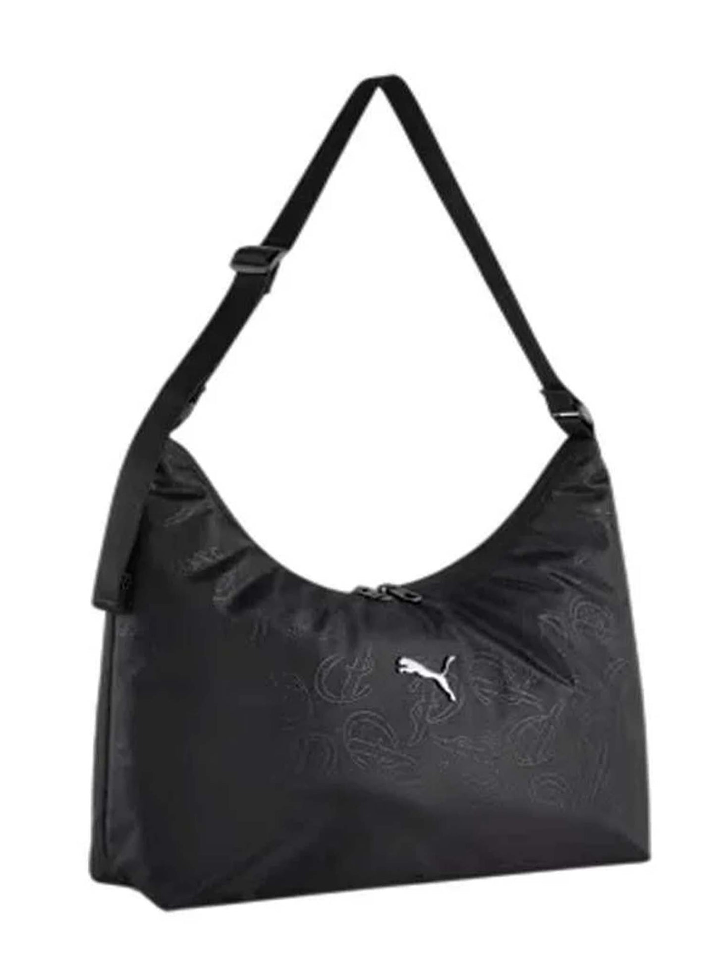 Puma Pop Slouchy, borsa tote nera donna sportiva