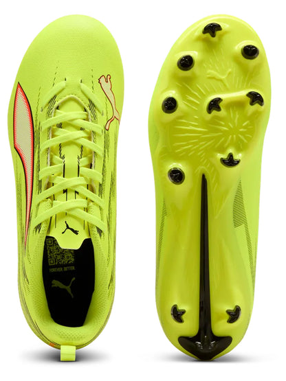 Scarpe da calcio Puma Ultra 6 Play bimbo/a gialle con SpeedSystem