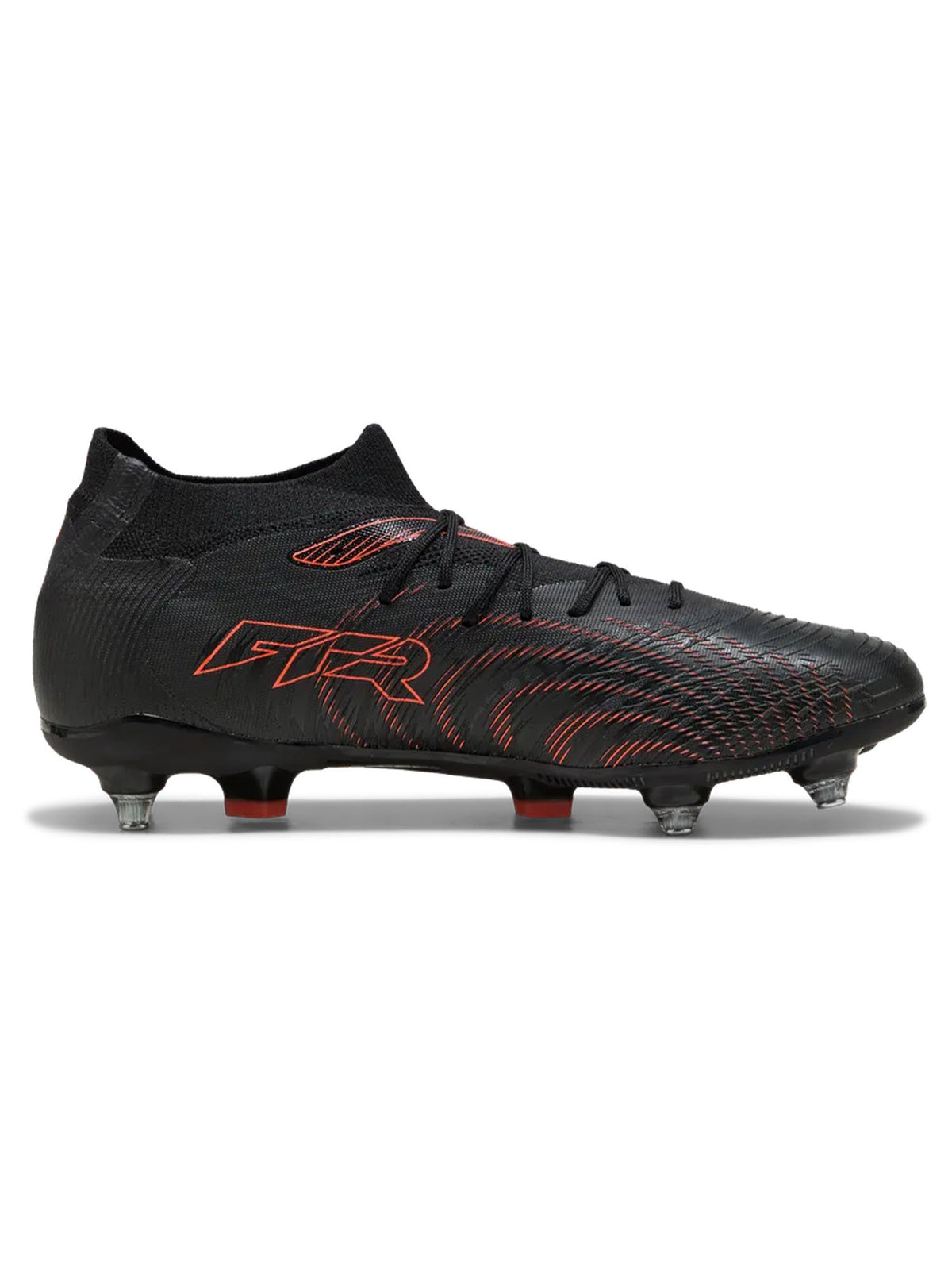 Puma future 9 match scarpa calcio da uomo nero-arancio